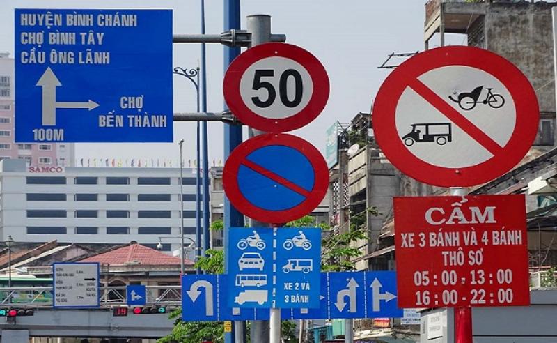 Các loại biển báo cấm dừng đỗ phổ biến