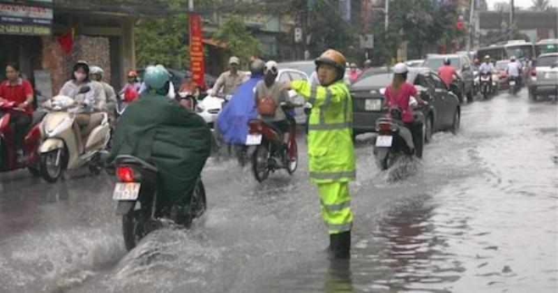 Minh họa cách xử lý khi gặp biển chú ý chướng ngại vật