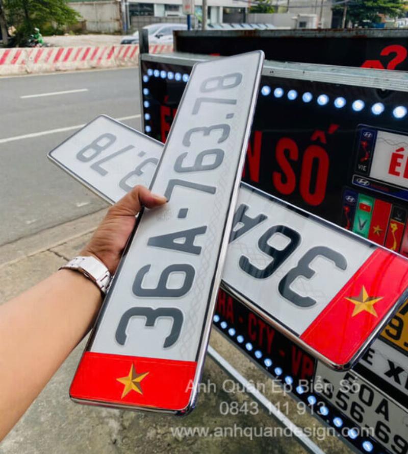 Lợi ích của việc ép biển số xe ô tô
