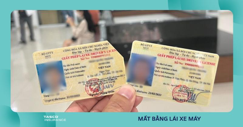 Lưu ý quan trọng khi mất bằng lái xe máy