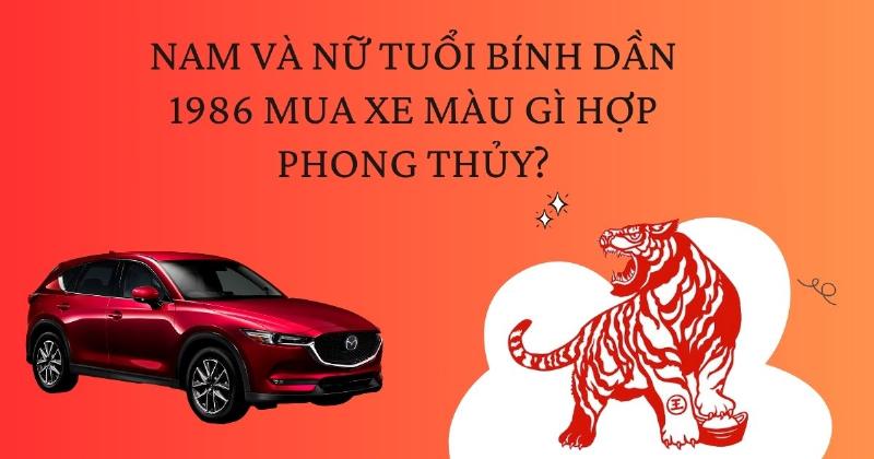 Xe Màu Đỏ Cho Tuổi Bính Dần
