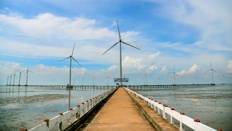 Cánh đồng điện gió Bạc Liêu biểu tượng năng lượng sạch và điểm du lịch hấp dẫn của tỉnh 13
