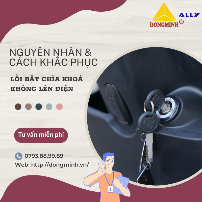 Danh sách kiểm tra các bộ phận xe máy khi bật chìa khóa không lên điện, khắc phục sự cố
