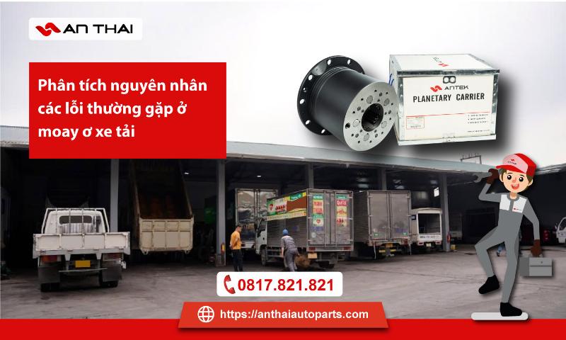 Moay-ơ bánh xe bị hỏng nặng do bạc đạn vỡ không được thay thế kịp thời