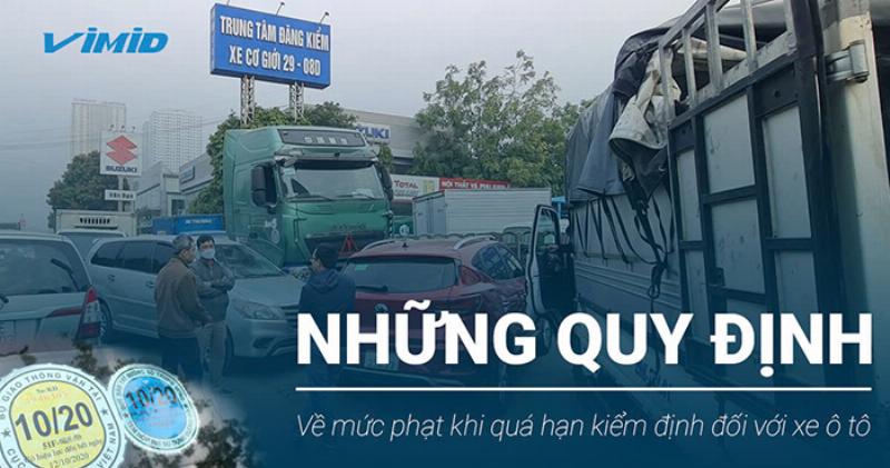 Hình ảnh nhắc nhở về việc kiểm tra thời hạn đăng kiểm xe ô tô để tránh bị phạt và đảm bảo an toàn khi tham gia giao thông.