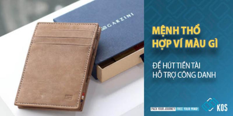Ví tiền màu đỏ hoặc vàng: Lựa chọn mang lại may mắn, giữ tiền cho người mệnh Thổ