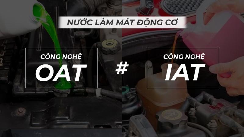 Các loại nước mát xe máy với màu sắc khác nhau giúp dễ dàng nhận biết