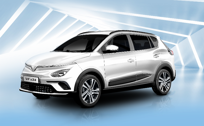 Hinh anh mot khoi pin lithium-ion dung cho xe may dien Vinfast, the hien thiet ke hien dai va cac cong ket noi