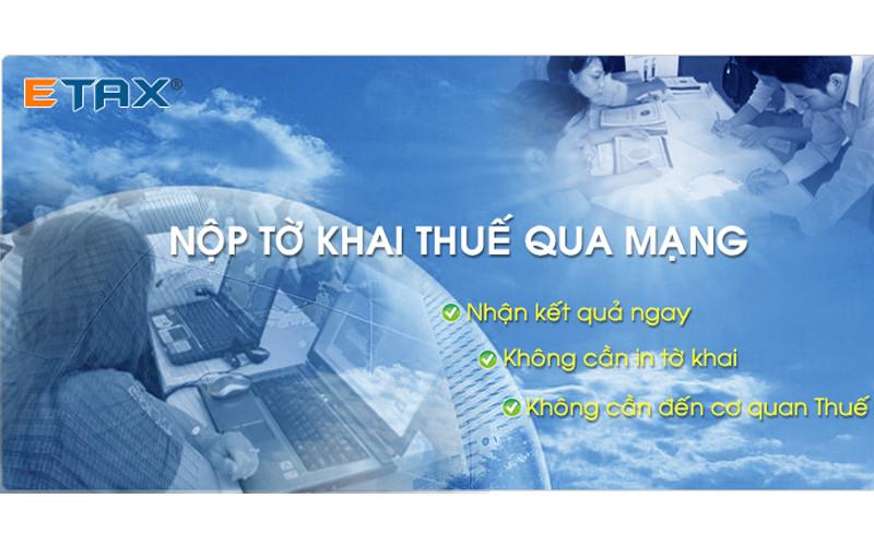Giao diện minh họa quy trình nộp thuế trước bạ xe máy online