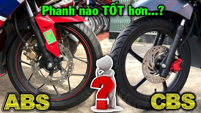 Hinh anh minh hoa su khac biet khi phanh gap giua xe co ABS va khong co ABS tren duong uot