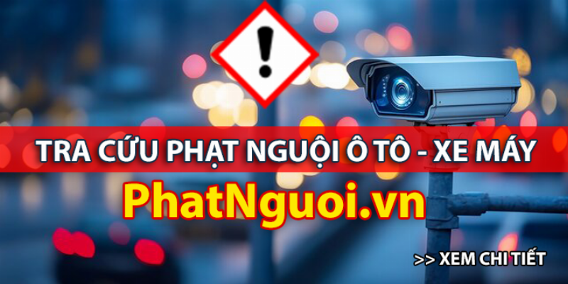 Giao diện tra cứu phạt nguội ô tô online, giúp tài xế dễ dàng kiểm tra và xử lý lỗi phạt quá tốc độ ô tô