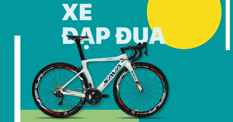 Hình ảnh tổng quan về xe đạp road, thể hiện thiết kế nhẹ nhàng, lốp mỏng và ghi đông cong đặc trưng